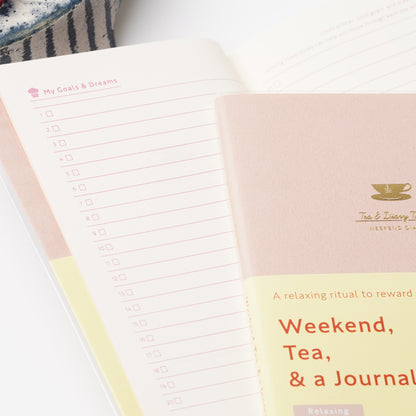 Weekend Tea Diary - English Edition Weekly Journal