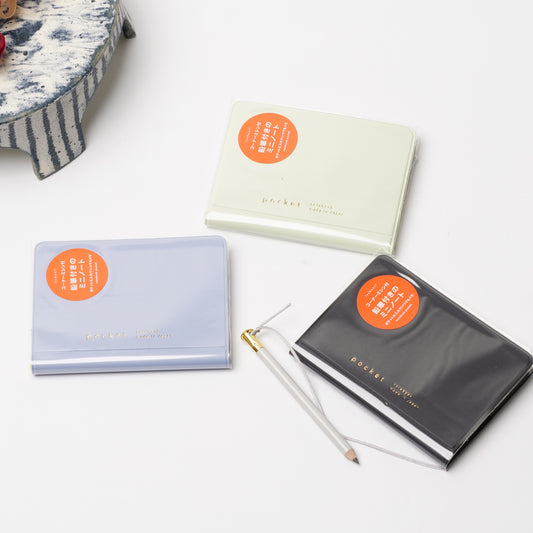 Isshoni Pocket Memo Notebook with Pencil