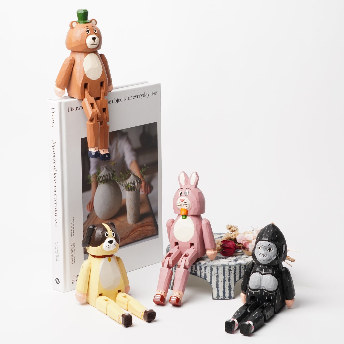 Creer Zappy Wooden Costume Figure - Bear