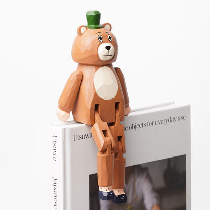Creer Zappy Wooden Costume Figure - Bear