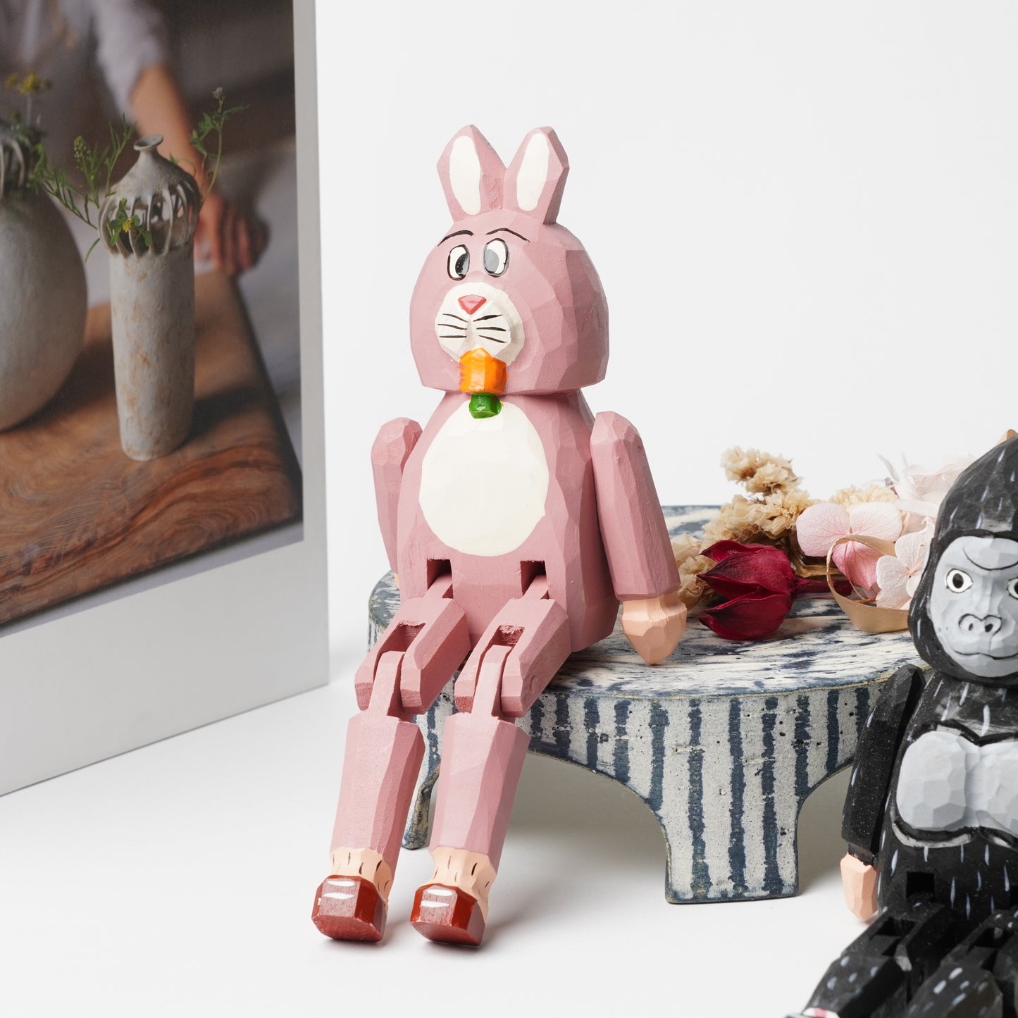 Creer Zappy Wooden Costume Figure - Rabbit