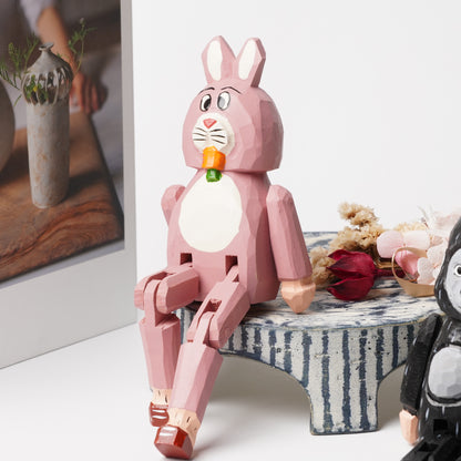 Creer Zappy Wooden Costume Figure - Rabbit