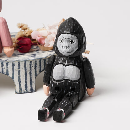 Creer Zappy Wooden Costume Figure - Gorilla