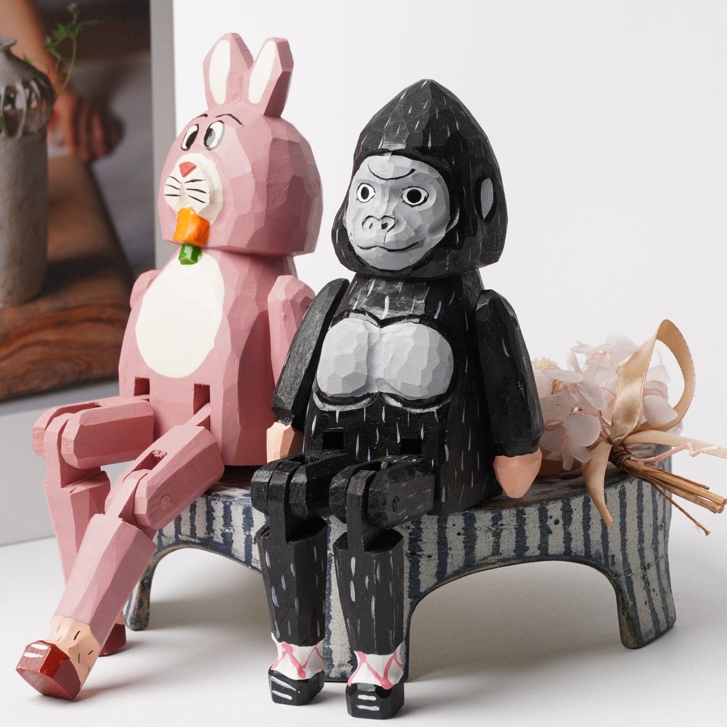 Creer Zappy Wooden Costume Figure - Gorilla