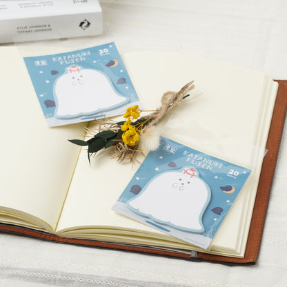 Watashi Biyori Die-Cut Sticky Notes - Ghost