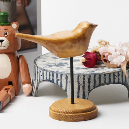 Creer NEIN MARKE Wooden Bird Stand