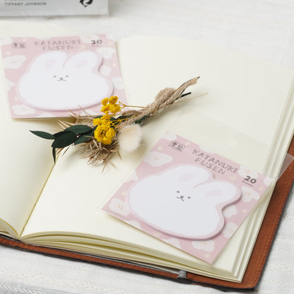 Watashi Biyori Die-Cut Sticky Notes - Rabbit