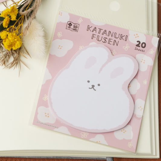Watashi Biyori Die-Cut Sticky Notes - Rabbit