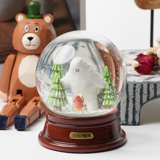 Yeti Snow Globe – NOOKs Decorative Resin & Glass Snow Dome