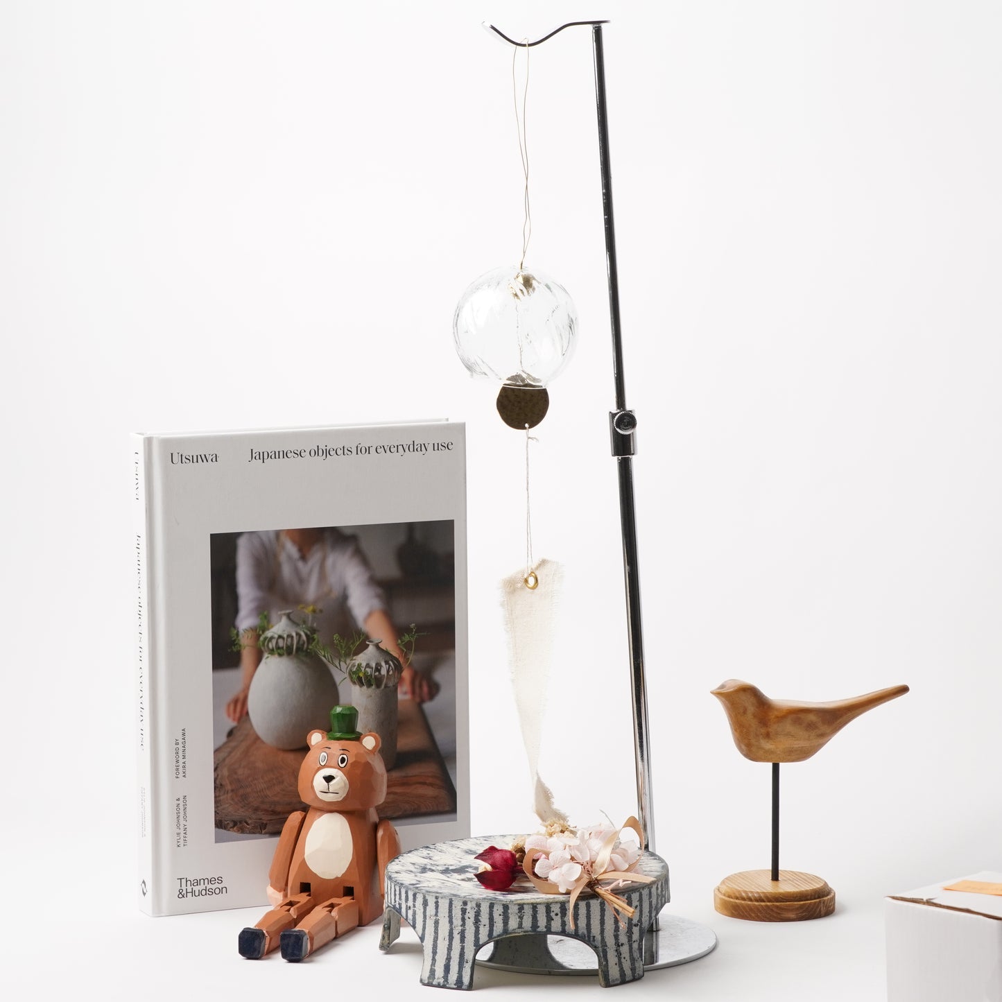 Creer In Bloom Glass Wind Chime