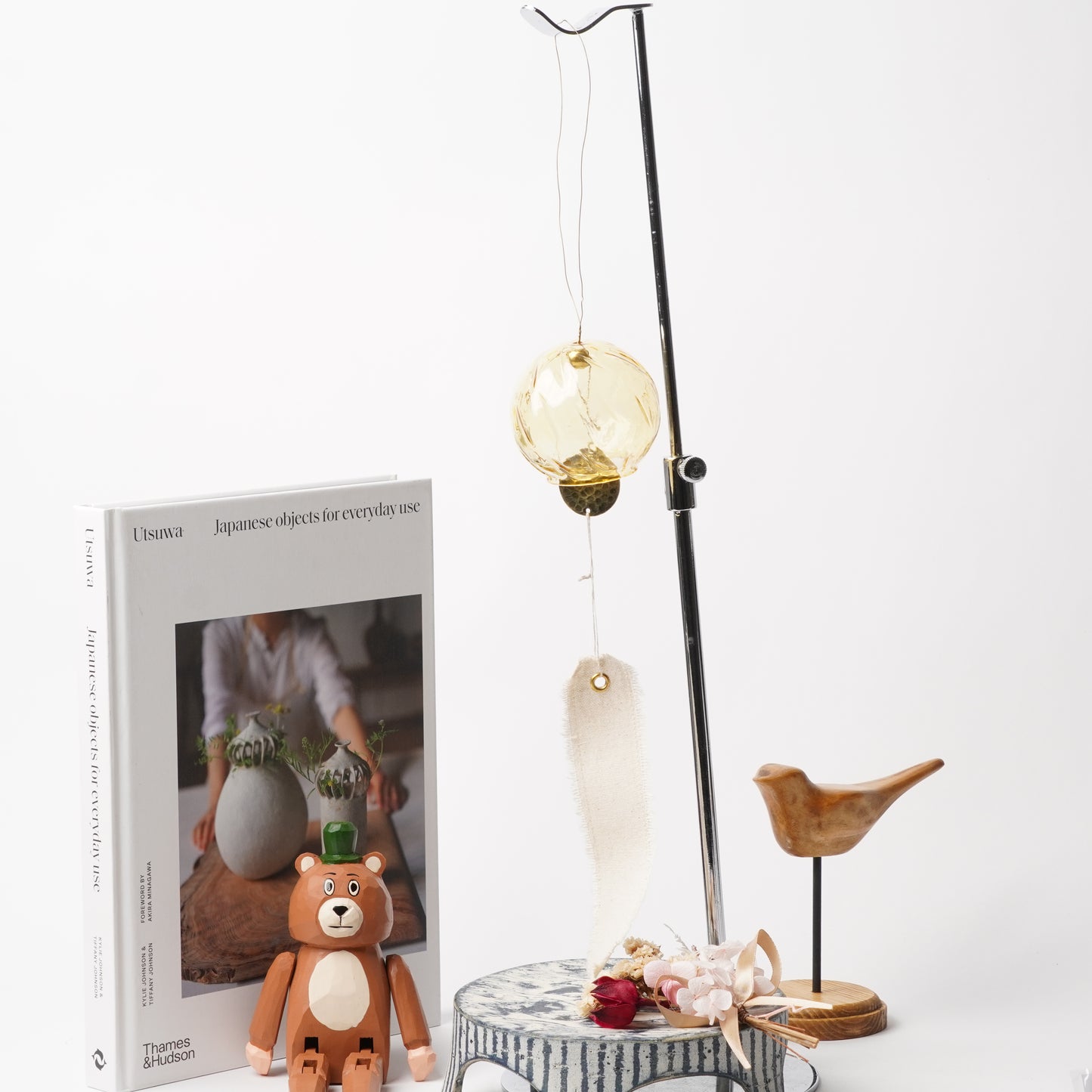 Creer In Bloom Glass Wind Chime