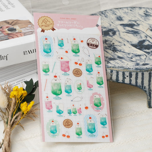 Animal Confectionery Workshop Clear Sticker Sheet - Seal