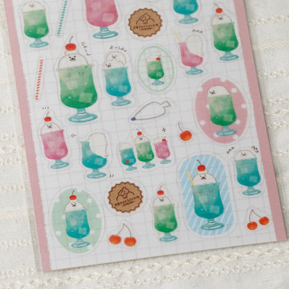 Animal Confectionery Workshop Clear Sticker Sheet - Seal