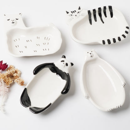 Creer Scenery Vase Animal Motif Ceramic Tray - Panda