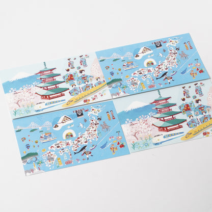 Japan Illustration Postcard 1 - Ai Okino | cozyca products