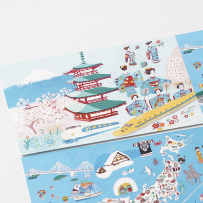 Japan Illustration Postcard 1 - Ai Okino | cozyca products