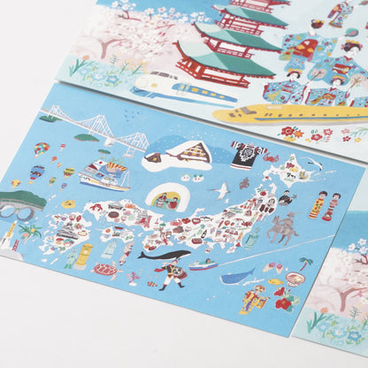Japan Illustration Postcard 2 - Ai Okino | cozyca products