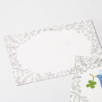 Lucky Bird Foil Postcard - Mariko Fukuoka | cozyca products
