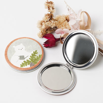 Green Living Compact Mirror - Mariko Fukuoka | cozyca products