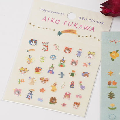 Animal Nail Stickers – Aiko Fukawa | cozyca products