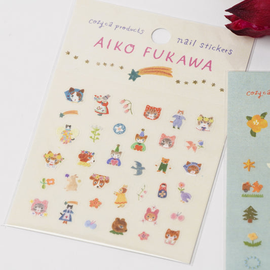 Animal Nail Stickers – Aiko Fukawa | cozyca products