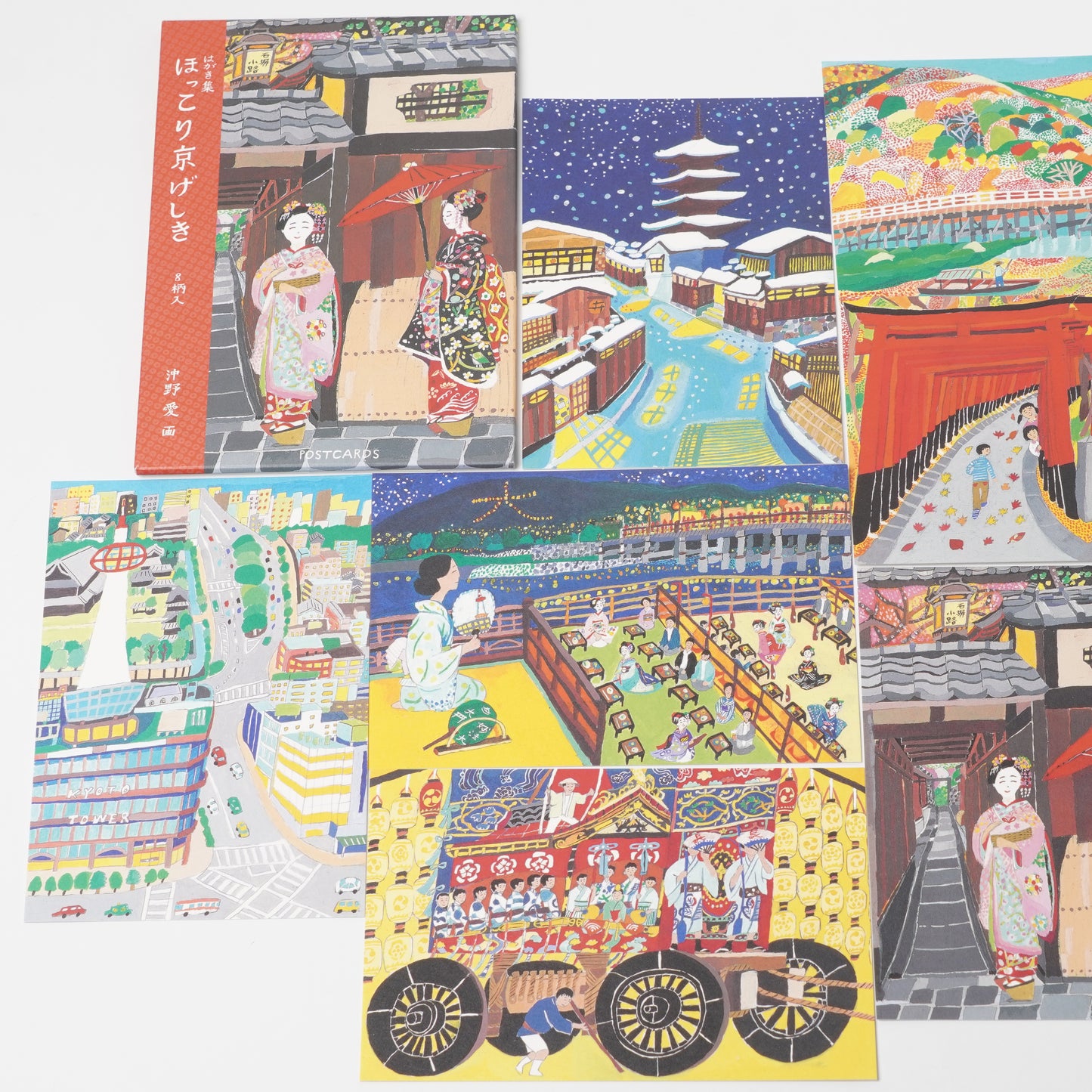 Cozy Kyoto Scenes Postcard Set - Ai Okino | cozyca products