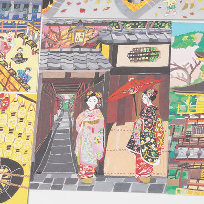 Cozy Kyoto Scenes Postcard Set - Ai Okino | cozyca products