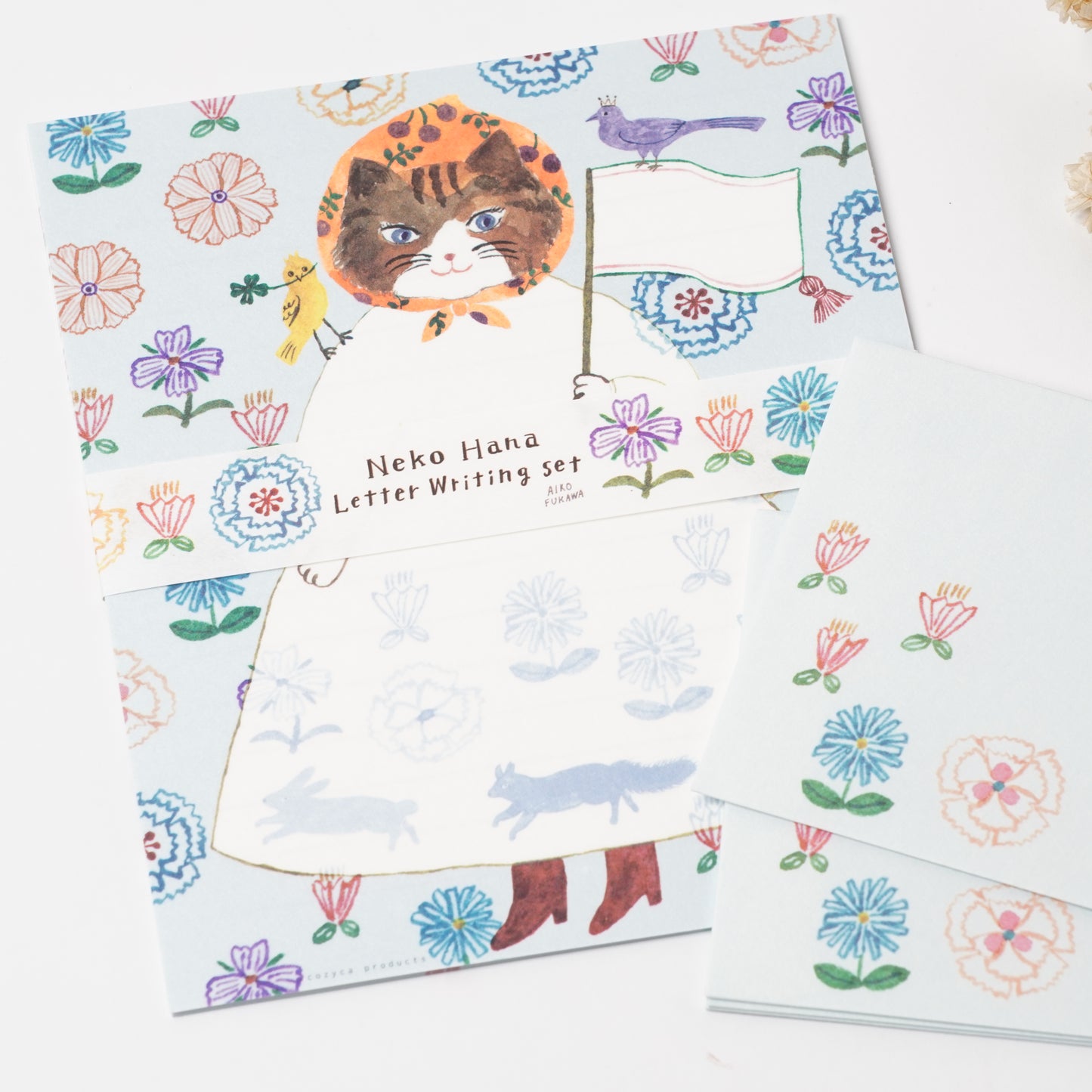 Neko Hana Letter Set - Aiko Fukawa | cozyca products