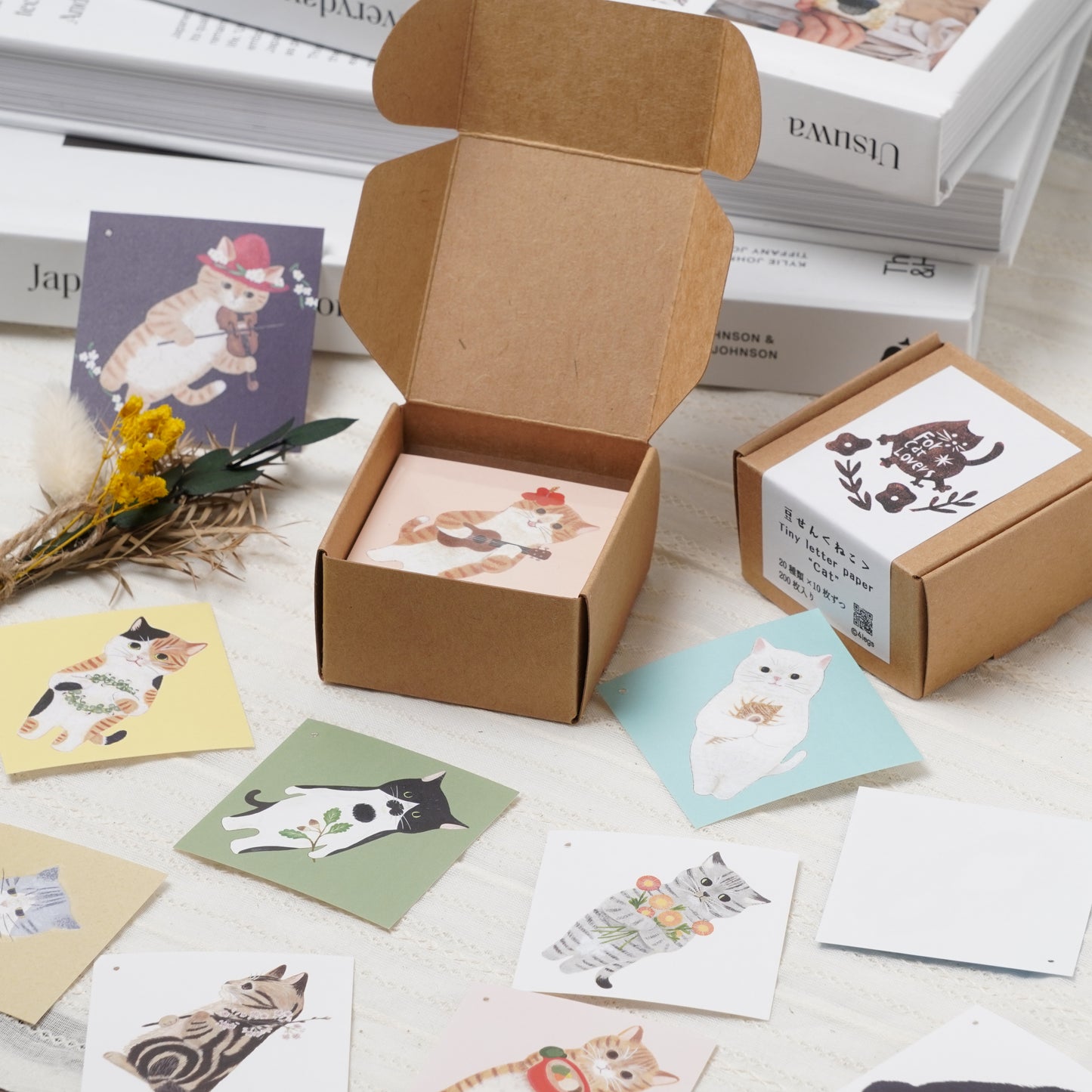Mini Memo Paper Set - Cats