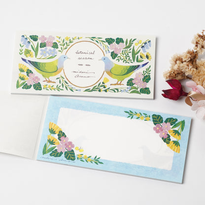 Botanical Season Mini Letter Pad - Midori Asano | cozyca products