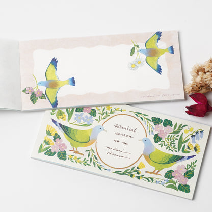 Botanical Season Mini Letter Pad - Midori Asano | cozyca products