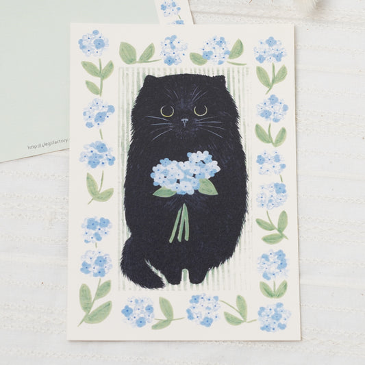 Cats from a Storybook Series - Black Cat
