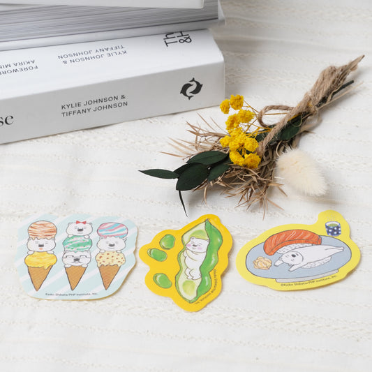 Shirokuma Series Sticker - Ice Cream Design