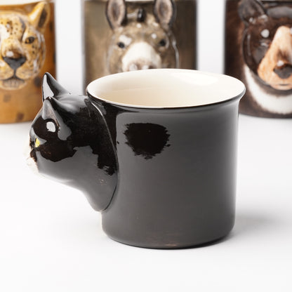 Black Cat - Lifelike Animal Mug