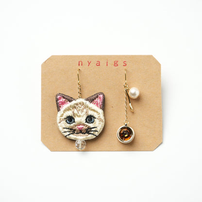 Cat Earrings (Piercing)