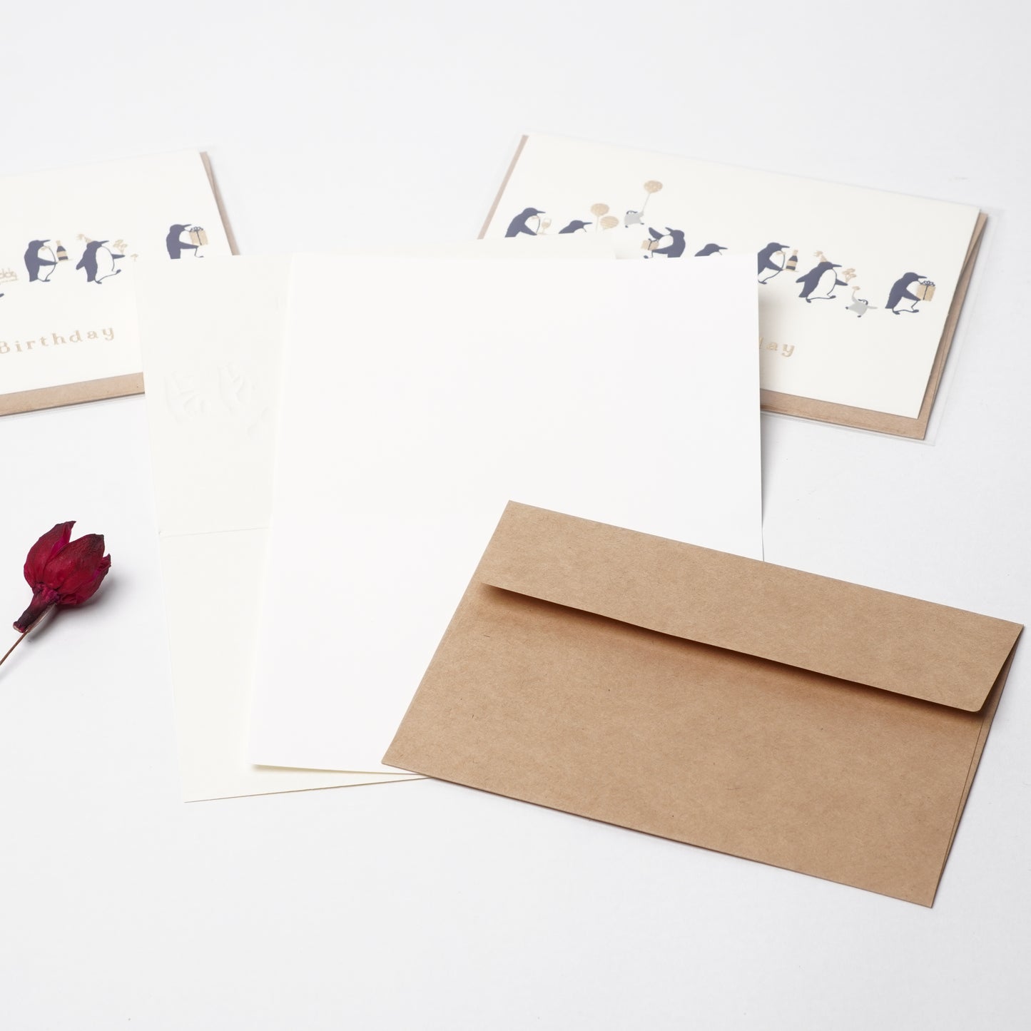 Penguin Birthday Card | Foil & Embossed Greeting Card