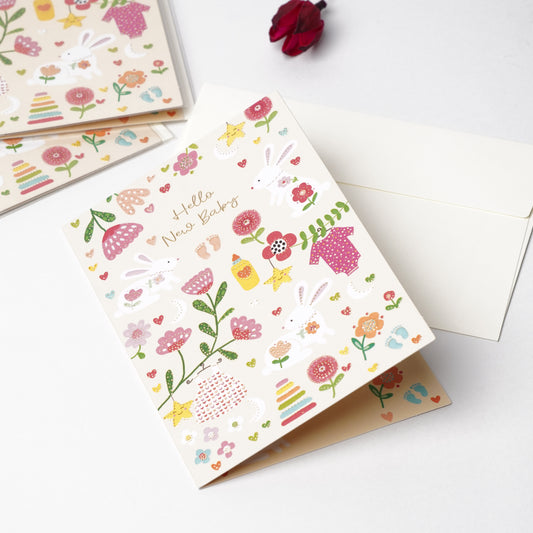 Baby Congratulations Card | Foil & Embossed