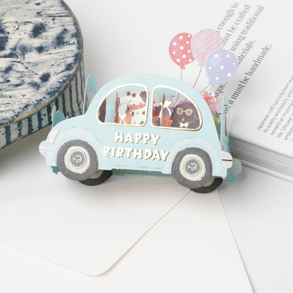 Dog Birthday Pop-Up Greeting Card