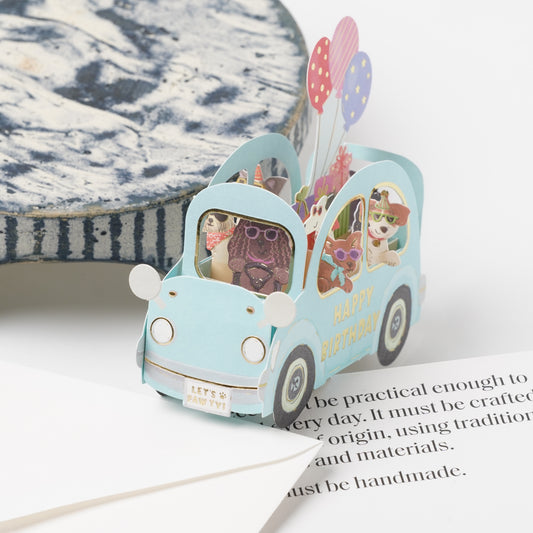 Dog Birthday Pop-Up Greeting Card