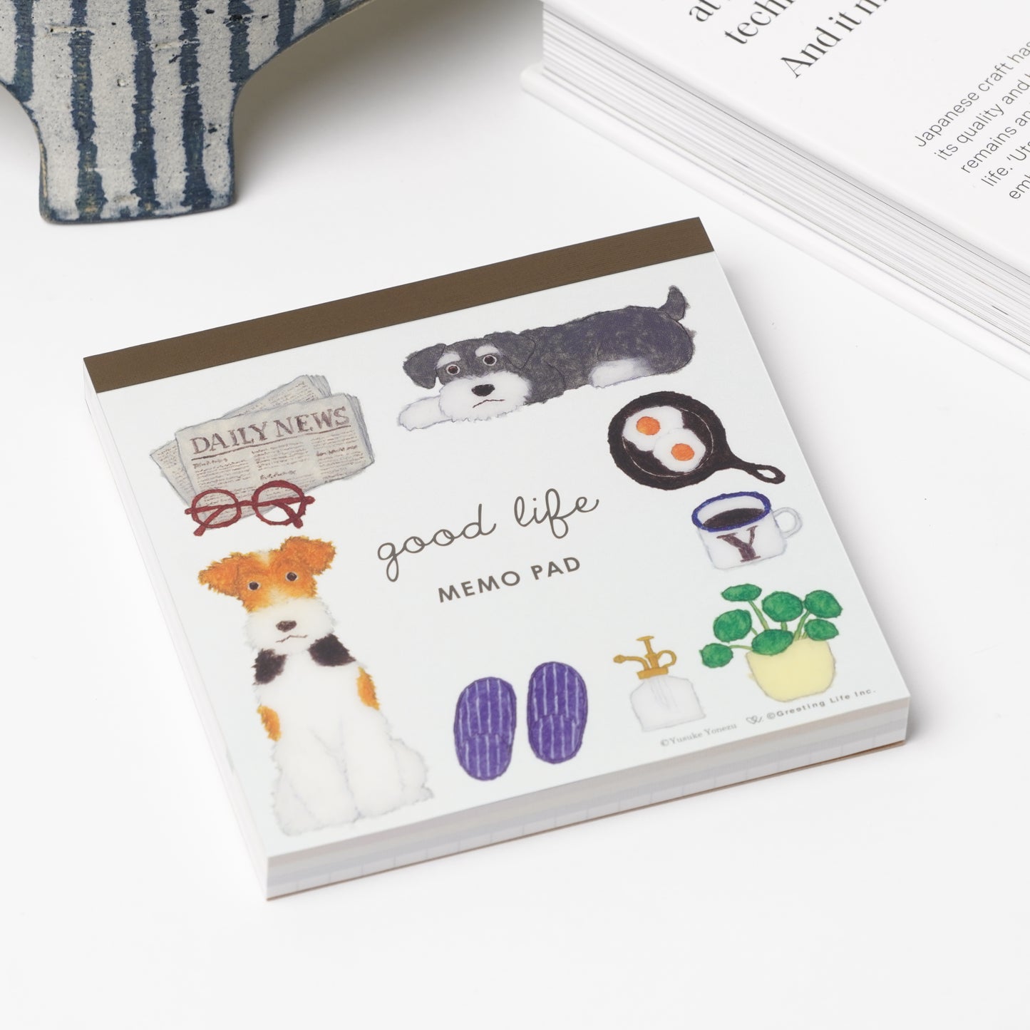 Yusuke Yonezu Square Memo Pad - Dog