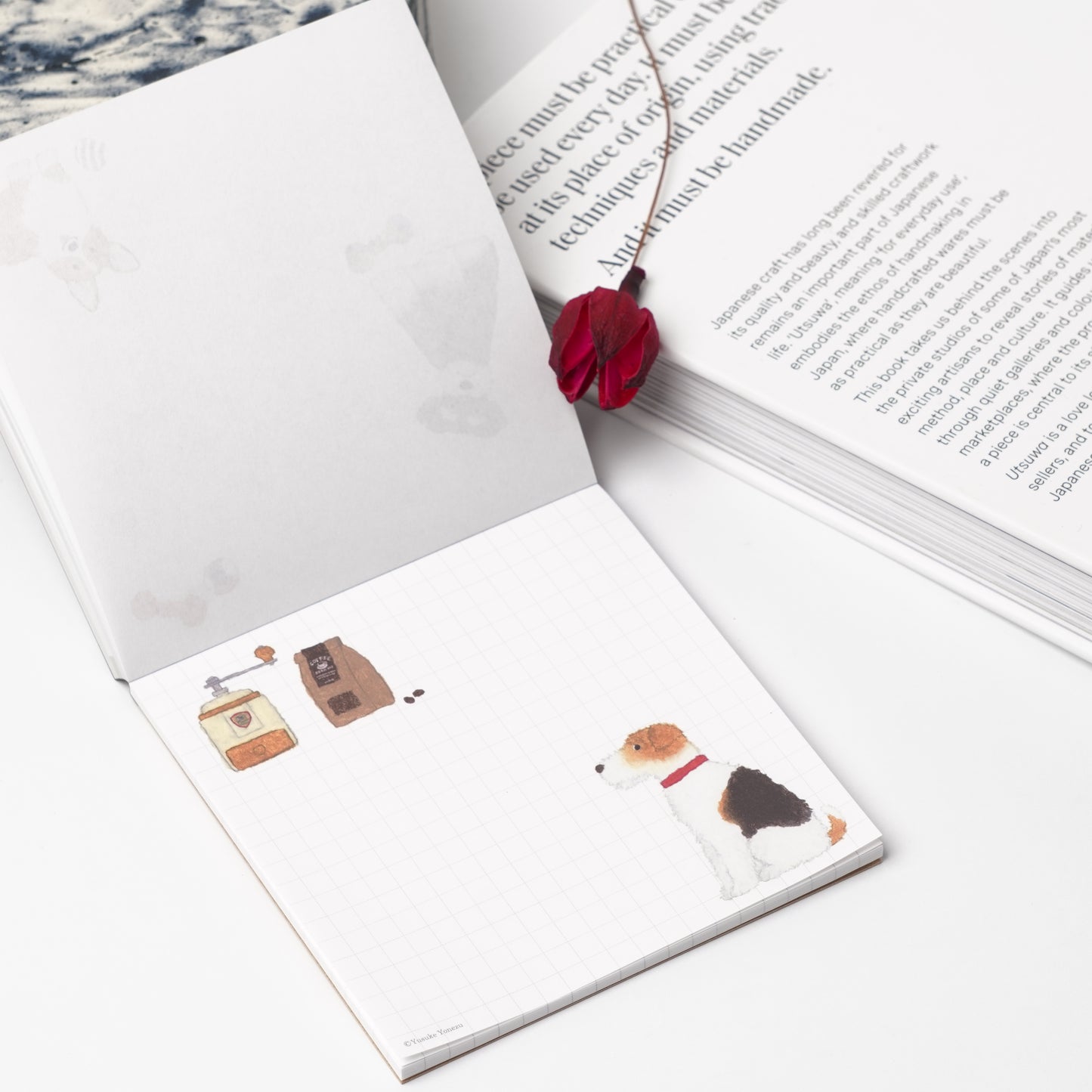 Yusuke Yonezu Square Memo Pad - Dog