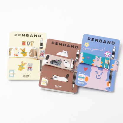Plush Toy Book Band with Pen Holder