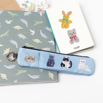 Cat & Friends Slim Pen Case by Kahoko Sodeyama