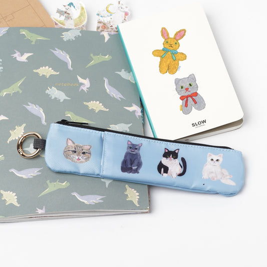 Cat & Friends Slim Pen Case by Kahoko Sodeyama