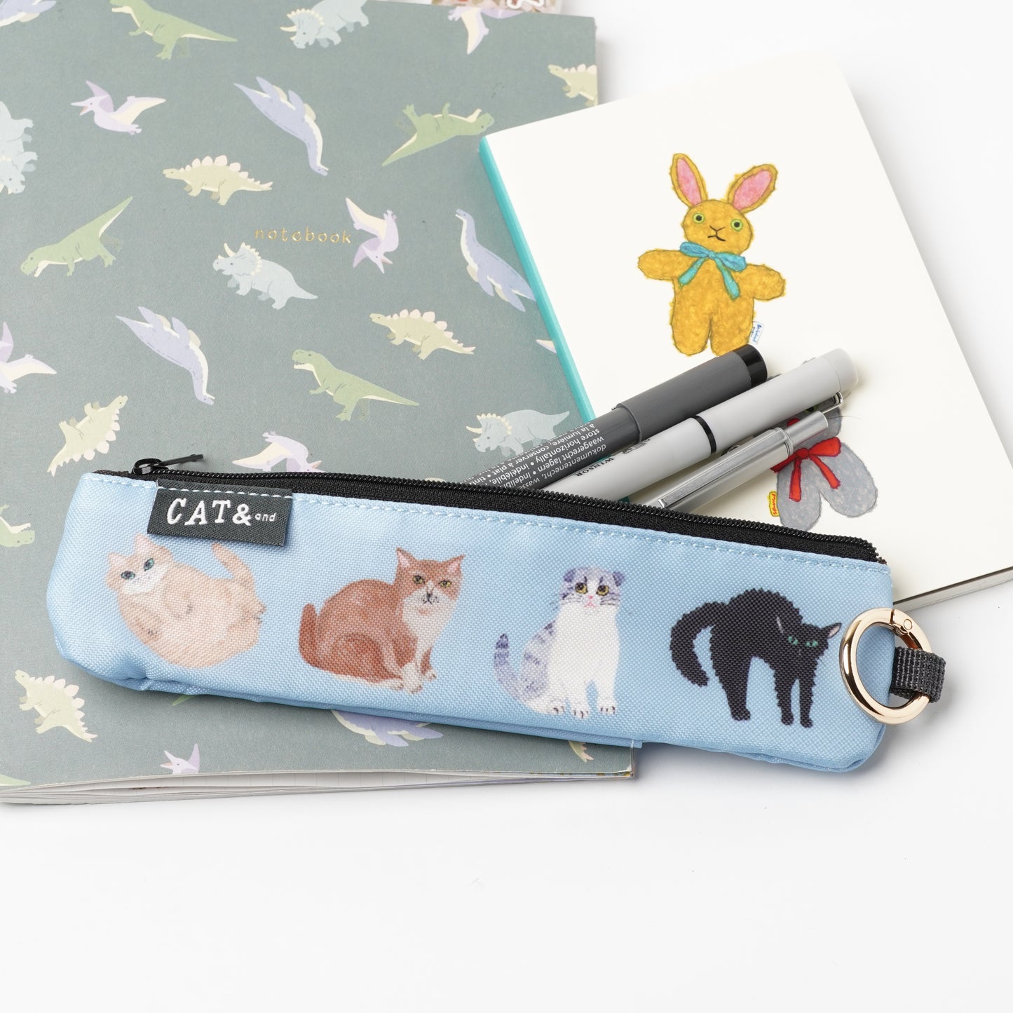 Cat & Friends Slim Pen Case by Kahoko Sodeyama