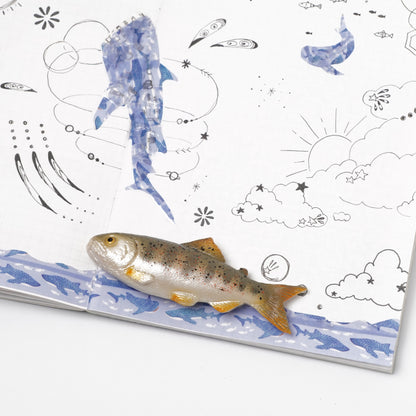 Realistic Japanese Food Sample Magnet - Red-spotted masu salmon