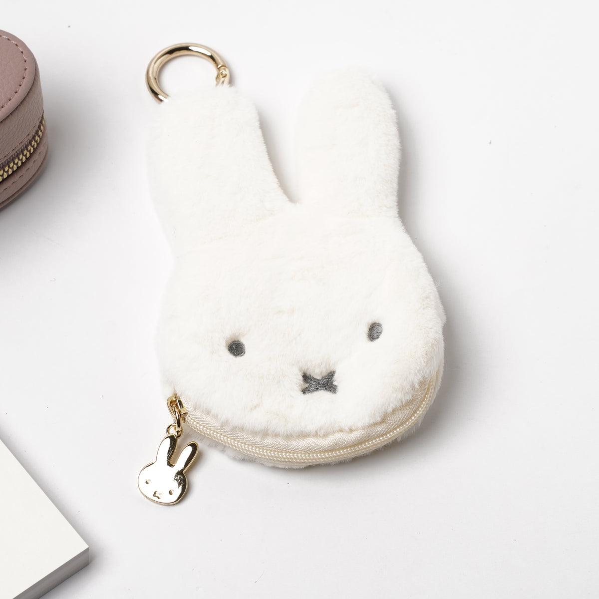 Miffy Plush Coin Case with Carabiner