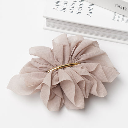 Chiffon Barrette Hair Clip – Elegant and Feminine Hair Accessory for Women