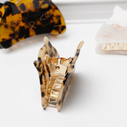 Cat Face Hair Clip – Resin & Metal Alloy