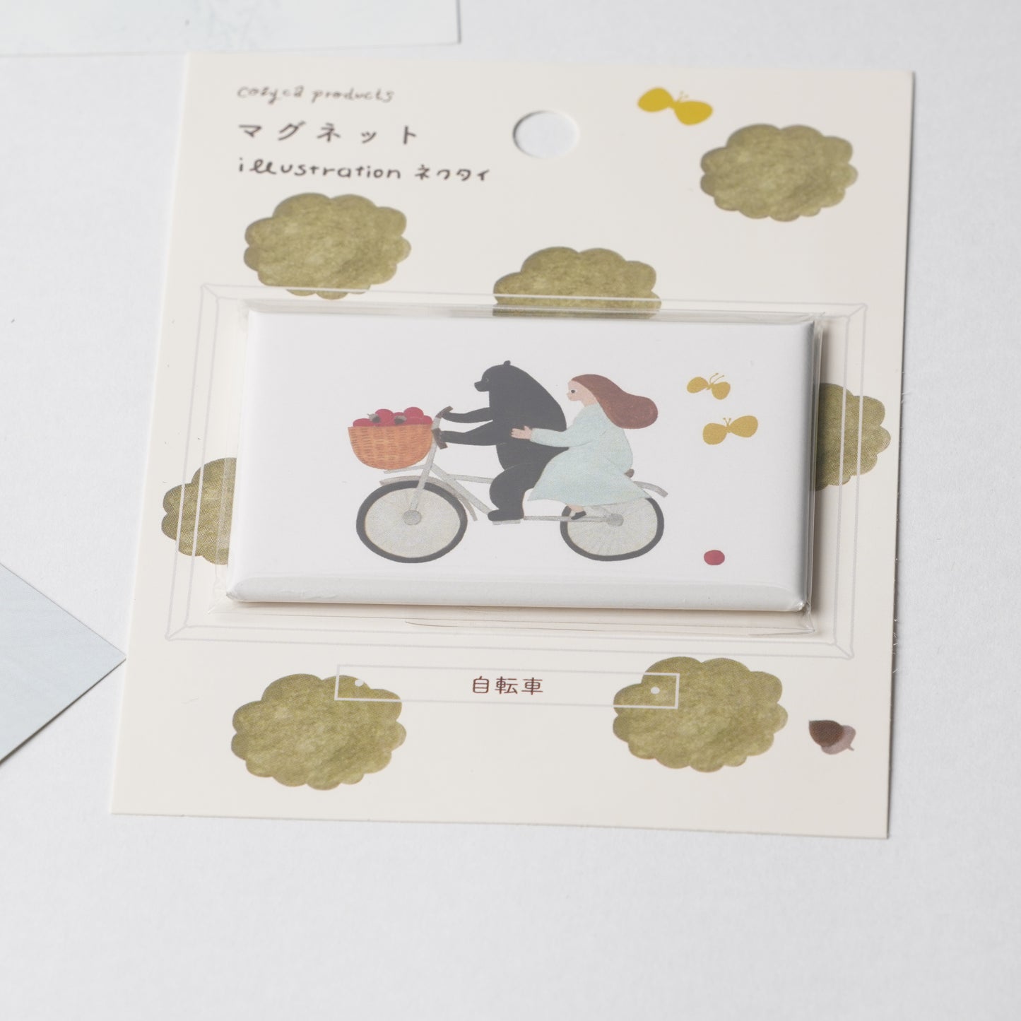 Bicycle Square Magnet by Tie | Cozyca Products